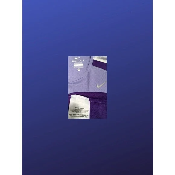 Nike Dri-FIT Women's Long Sleeve Training Shirt, LAVENDER MULTI, Size S, NWOT - Picture 3 of 8